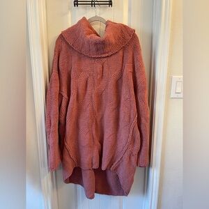 Free People Soft Pink Ice Cream Tunic